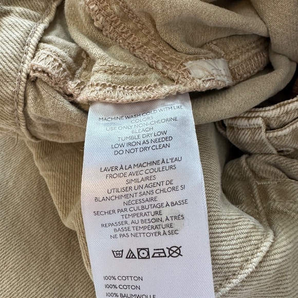 We The Free Tan Patch Pocket Wide Leg Jeans | Size 29 - Picture 7 of 10